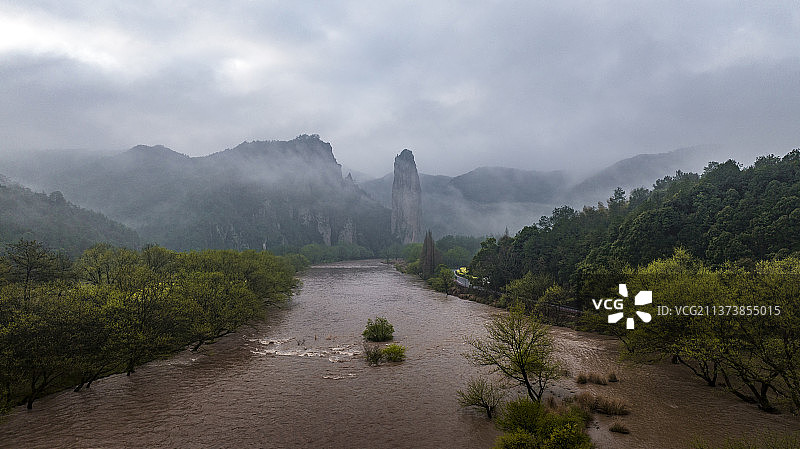 丽水缙云仙都 黄帝祠宇图片素材
