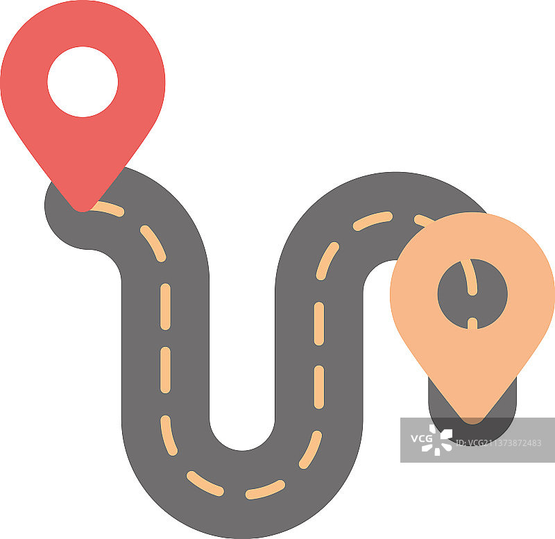 道路导航指示图片素材