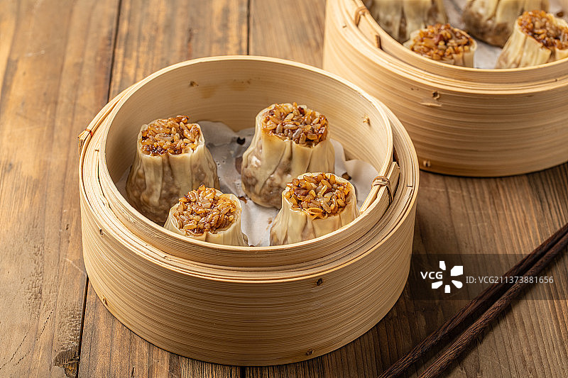 传统美食烧麦图片素材