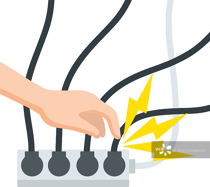 电击和短路图片素材