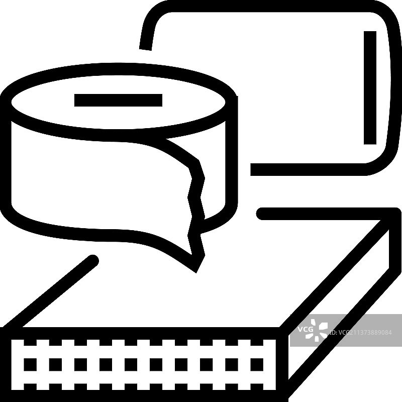 聚氨酯热固性线性图标图片素材