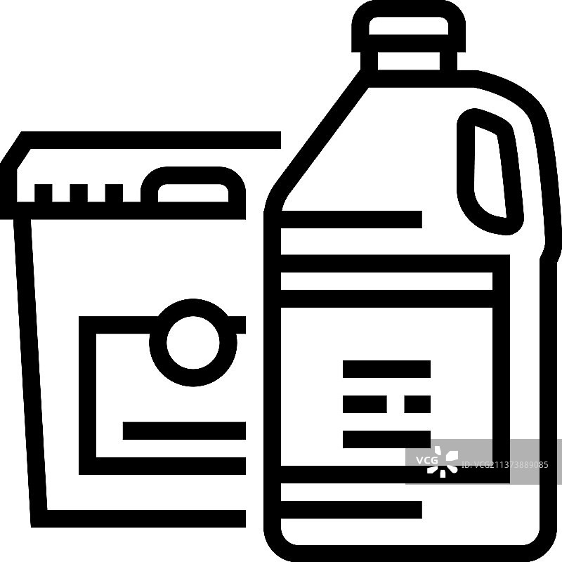 硅树脂热固性线条图标图片素材