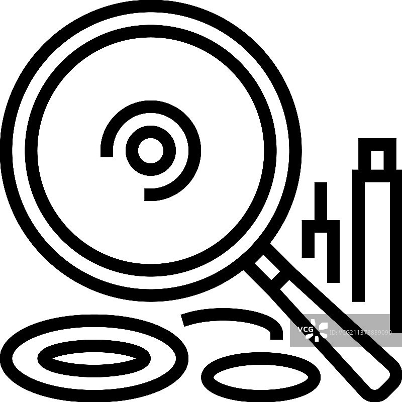 聚四氟乙烯热塑性线条图标图片素材