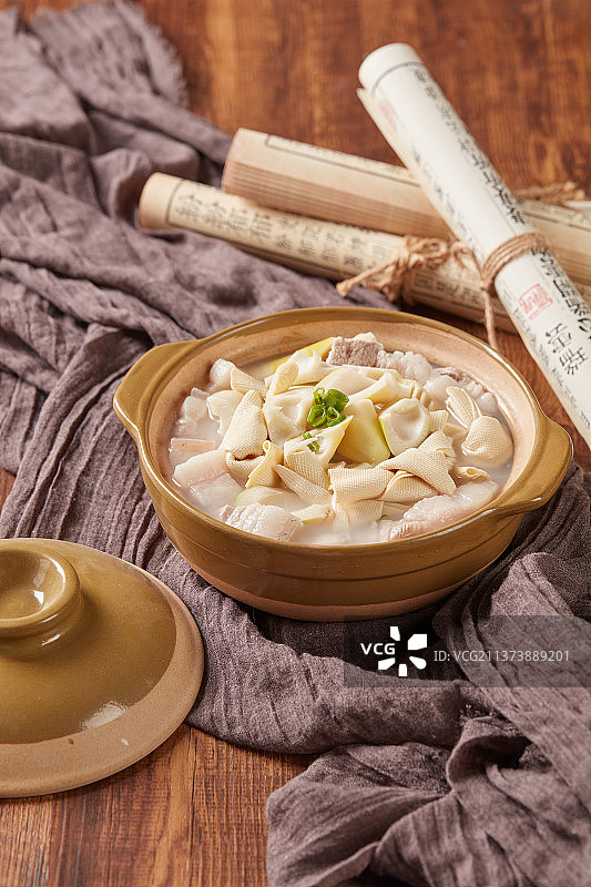 腌笃鲜场景图片素材