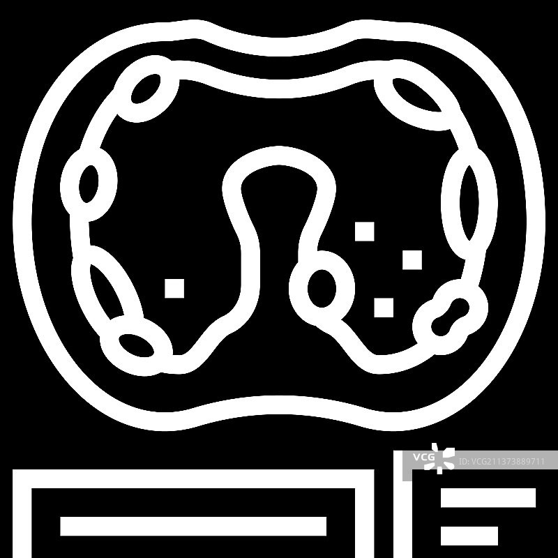 胸膜石棉沉滞症疾病标志图标图片素材