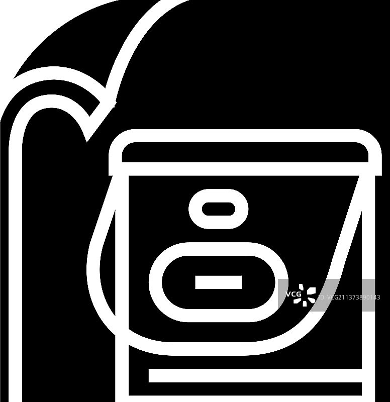 硅橡胶弹性体 Glyph 图标图片素材
