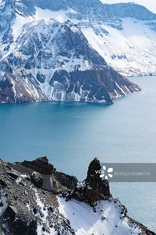 长白山白头山天池美景图片素材