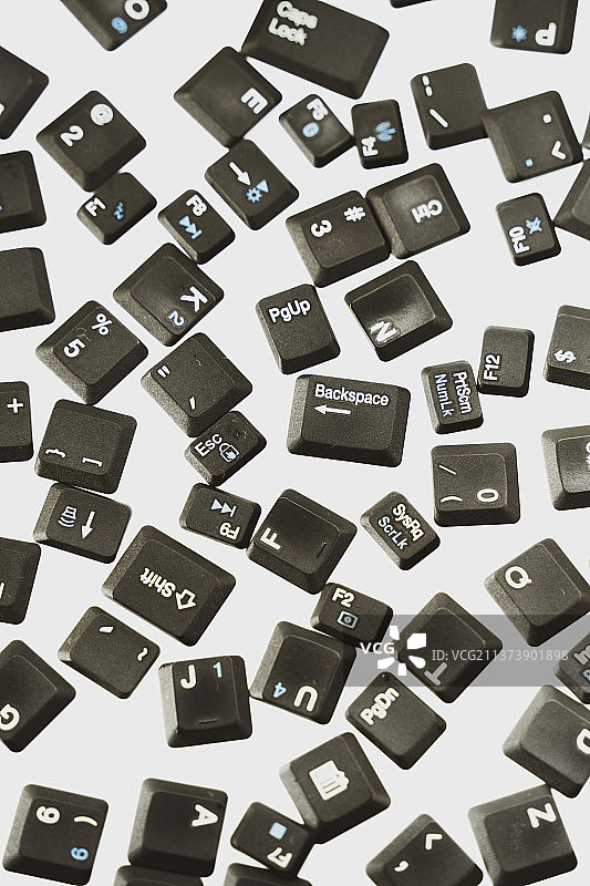 电脑键盘按键特写图片素材