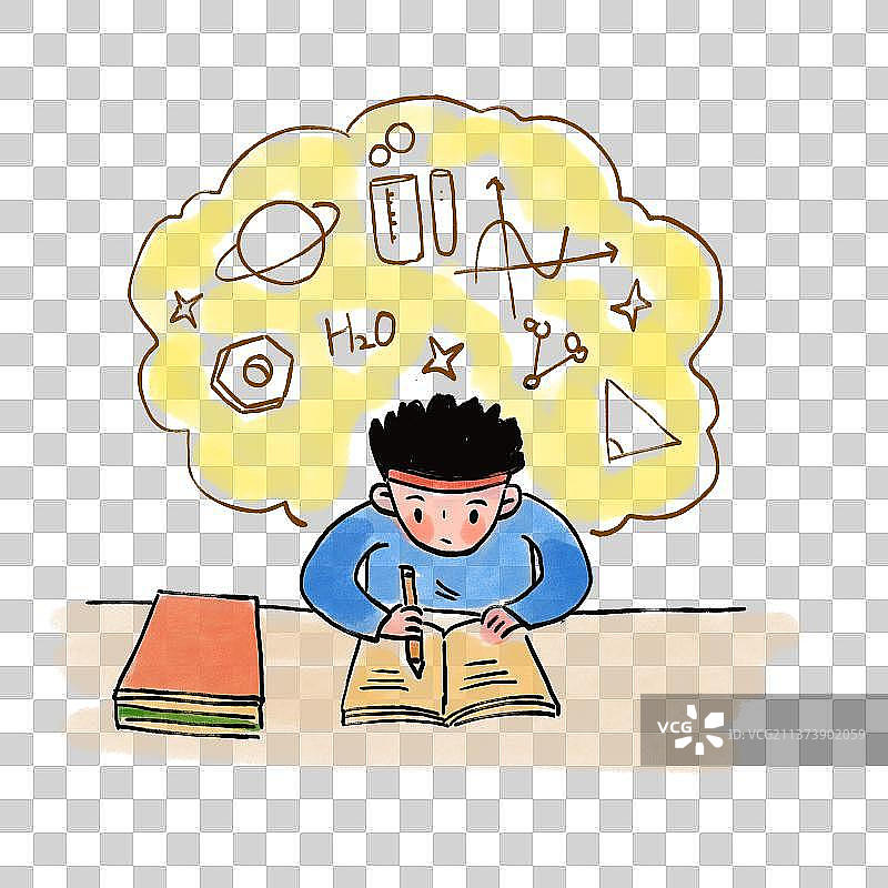 写作业图片素材