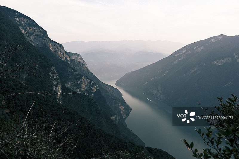 三峡之巅图片素材