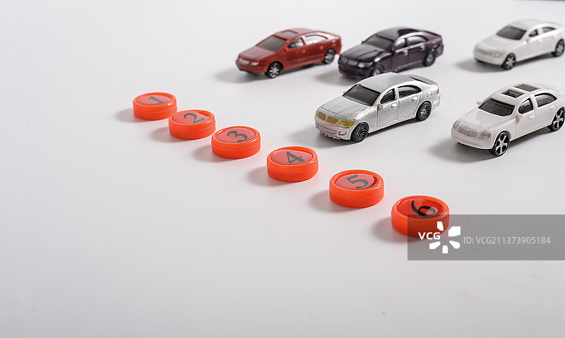 模型汽车 竞争第一图片素材