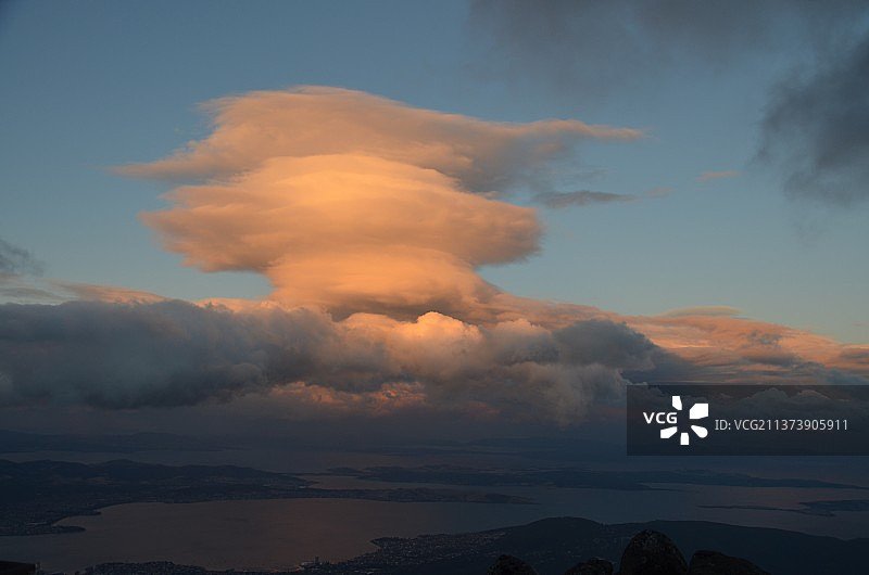 澳洲 惠灵顿山 Mt Wellington图片素材