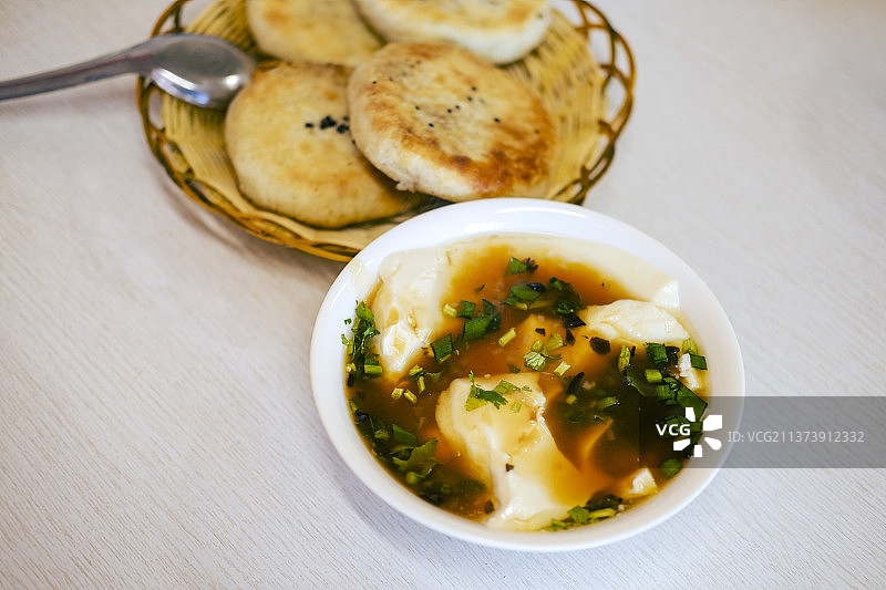 火烧豆腐脑图片素材