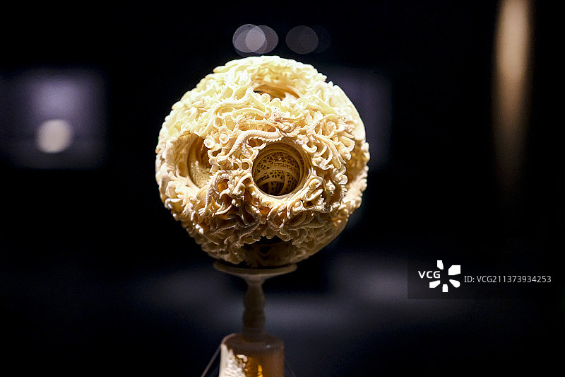 象牙球图片素材