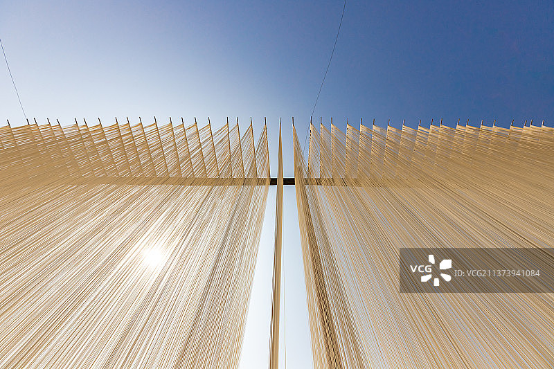 中江挂面晾晒图片素材