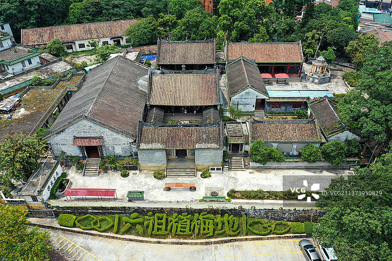 六祖植梅地+广东省肇庆市端州区梅庵图片素材