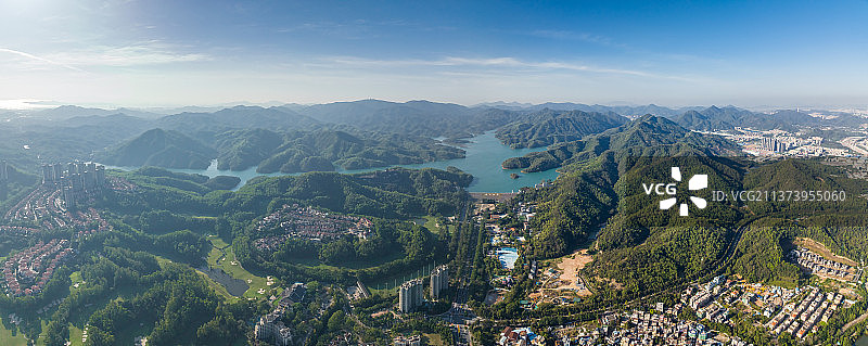 中山长江水库图片素材