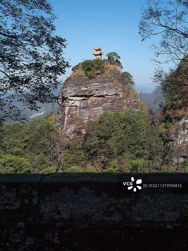 道教圣地齐云山图片素材