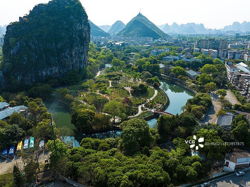 广西桂林南溪山公园图片素材