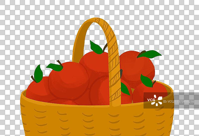 一篮苹果图片素材