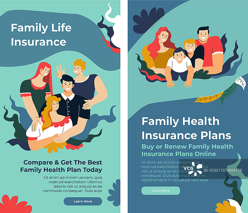 家庭人寿保险最佳方案对比图片素材