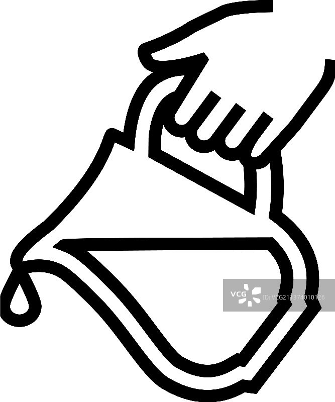 牛奶添加线条图标图片素材