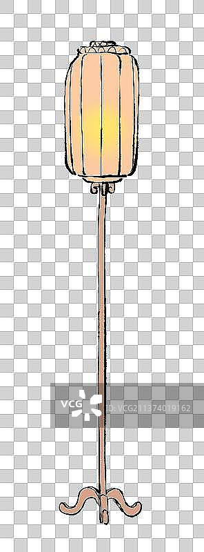 落地灯笼图片素材