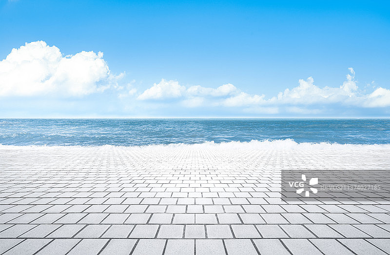 海滩地板图片素材