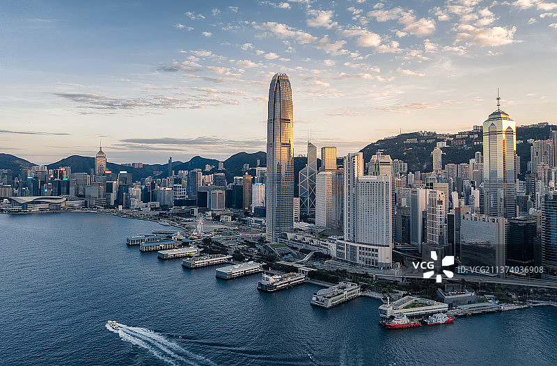 香港维多利亚港图片素材