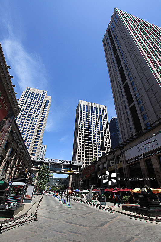 北京世贸天阶风光图片素材