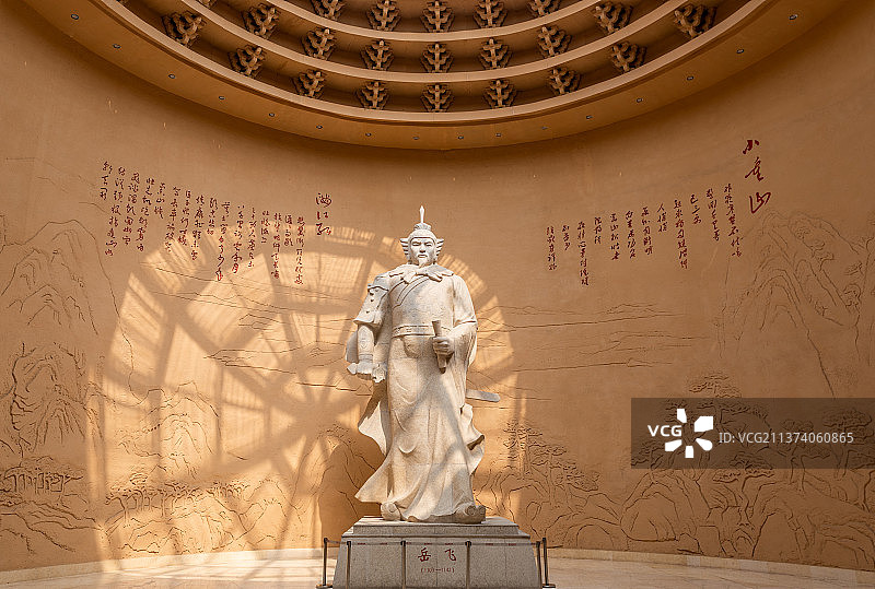 河南省安阳市汤阴县岳飞庙图片素材