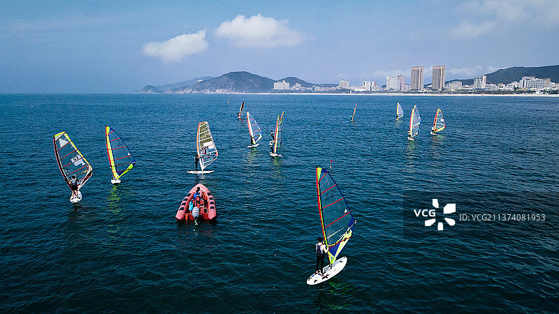 帆板运动图片素材