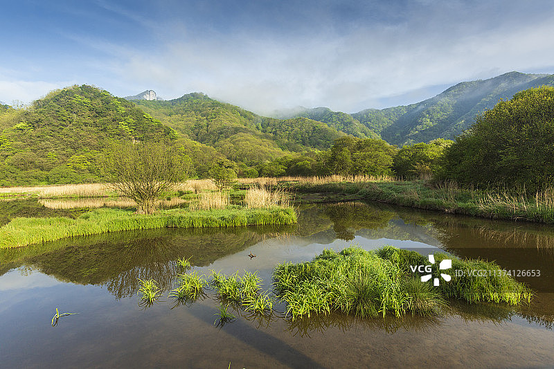 山水相依 ——湖北   神农架    大九湖图片素材