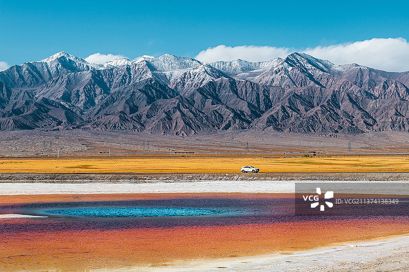 翡翠湖（大柴旦盐湖）图片素材