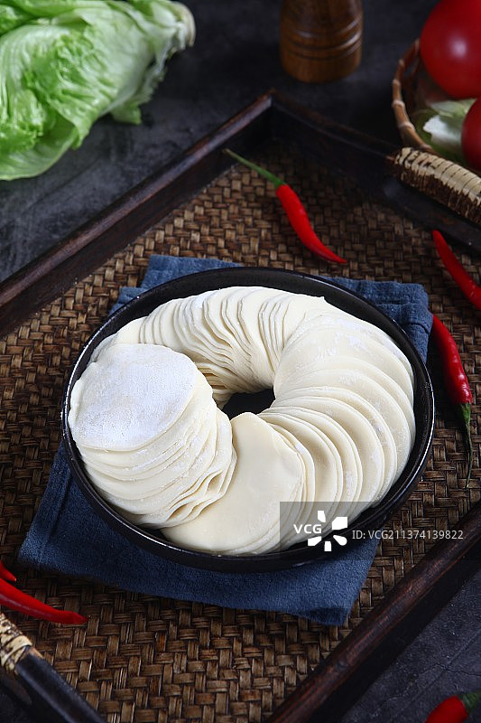 饺子皮场景图拍摄图片素材