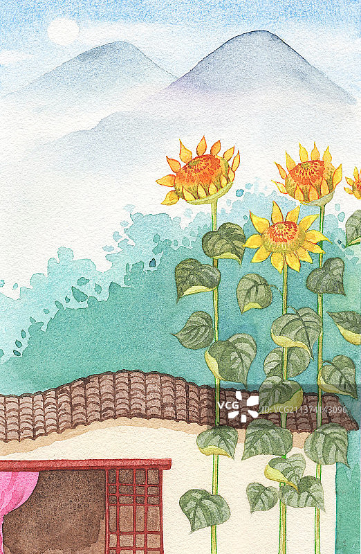 向日葵花图片素材