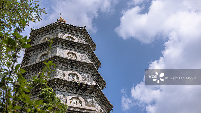 青岛湛山寺佛塔图片素材