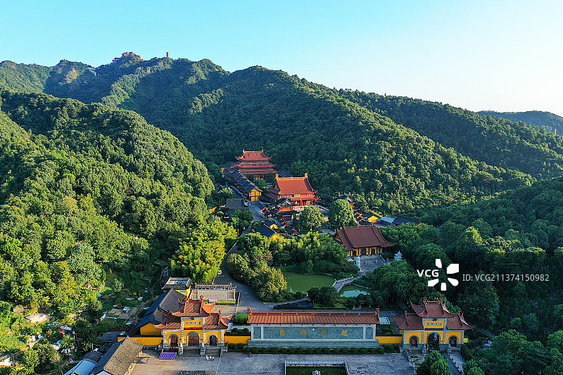 炉峰禅寺+浙江省绍兴市越城区会稽山旅游度假区图片素材