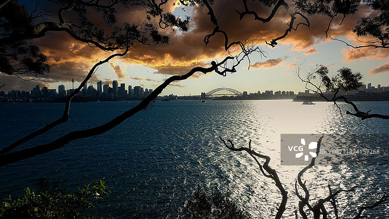 杰克逊港黄昏图片素材