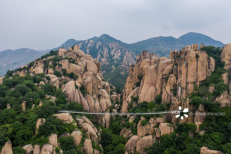 航拍河南嵖岈山风景区图片素材
