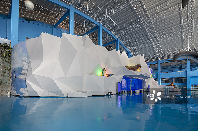 中国山东泉城海洋极地世界图片素材