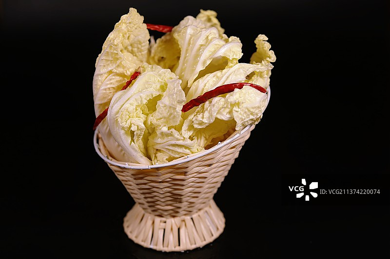 火锅烤肉配菜——白菜图片素材