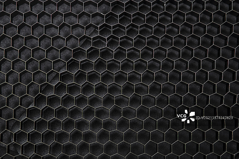 六角蜂巢金属结构背景素材图片素材