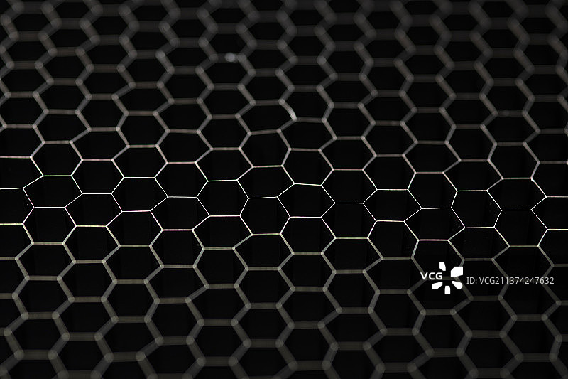 六角蜂巢金属结构背景素材图片素材