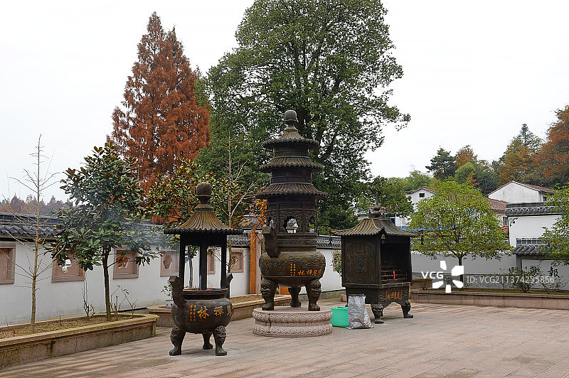 安徽，池州，九华山。图片素材