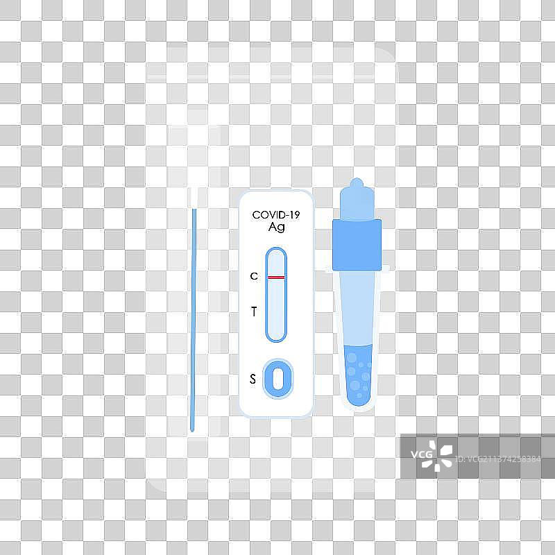 新冠抗原自检核酸试剂器图片素材