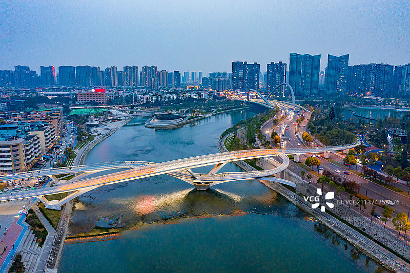 成都高新金融城风光图片素材