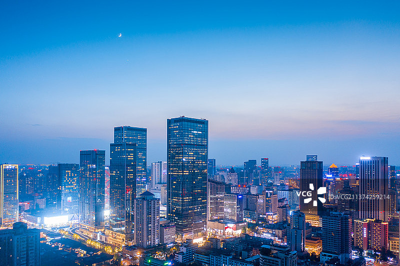 成都春熙城市风光图片素材