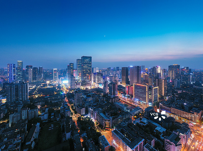 成都春熙城市风光图片素材