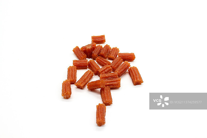 宠物狗零食 狗粮 狗吃 三文鱼干 三文鱼肉干 风干三文鱼图片素材